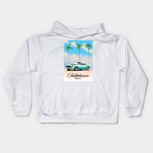 Tallahassee Florida travel poster Kids Hoodie